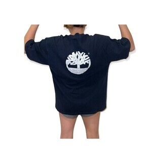 Large Black Timberland Short Sleeve T-Shirt